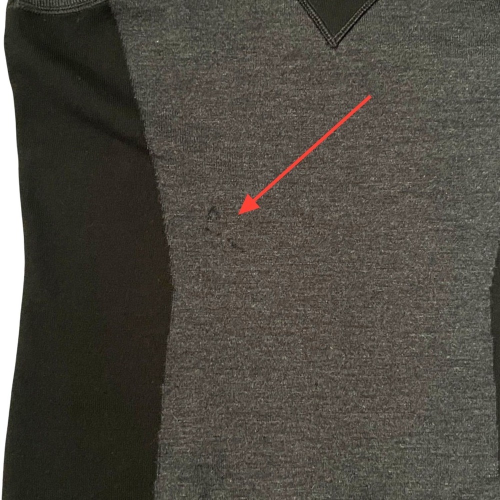 Alexander Wang Women Gray Colorblock Wool Bodycon Mini Dress Size Small Stretch - Picture 8 of 15